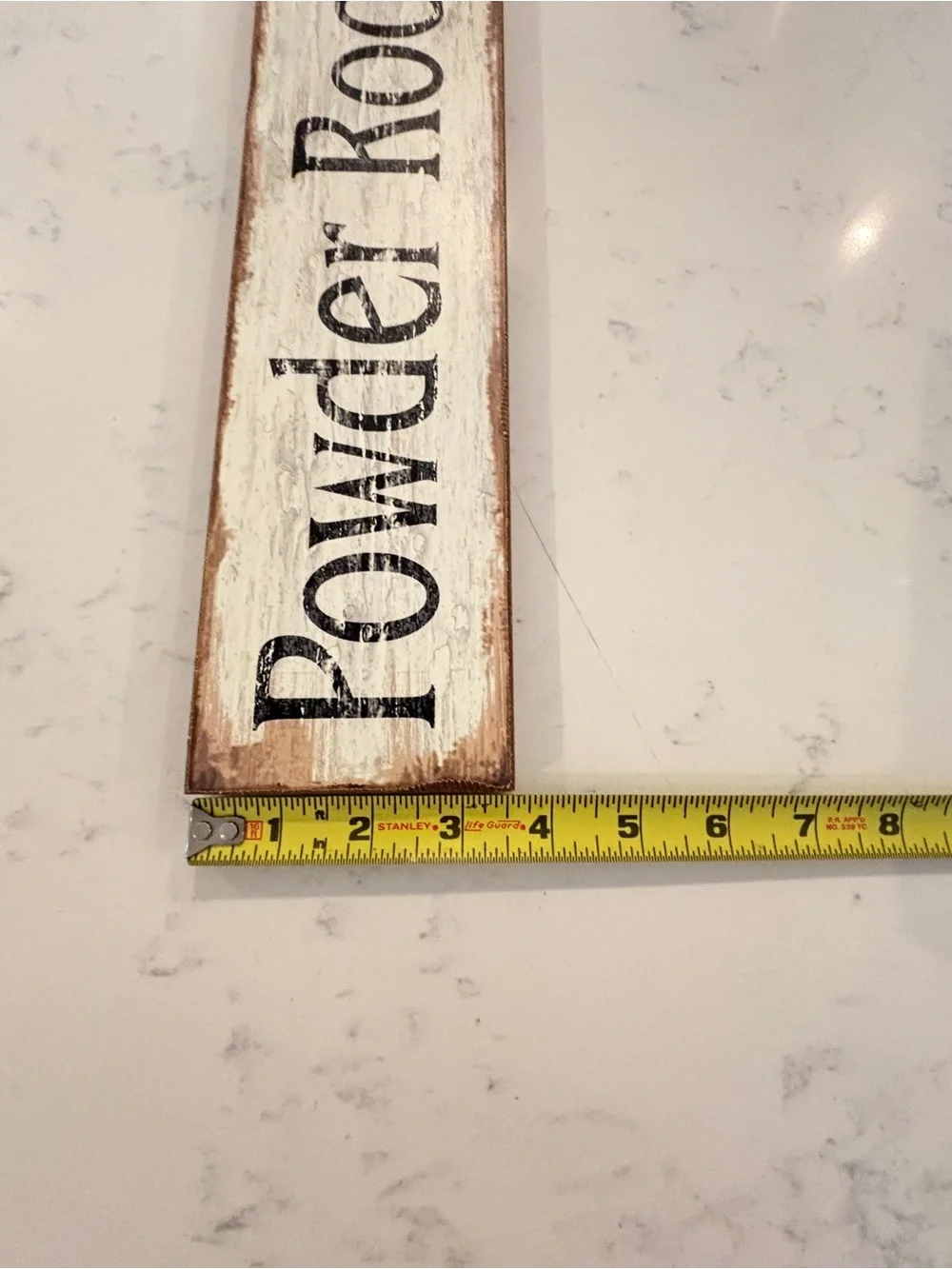 World Market Powder Room Wood Wall Art Wall Sign Decor